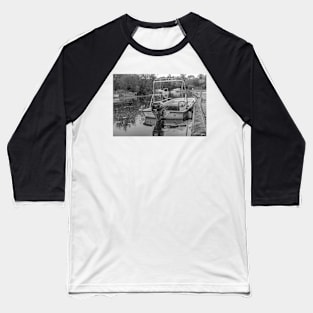 Leisure boat on the River Ant, Barton Turf Baseball T-Shirt